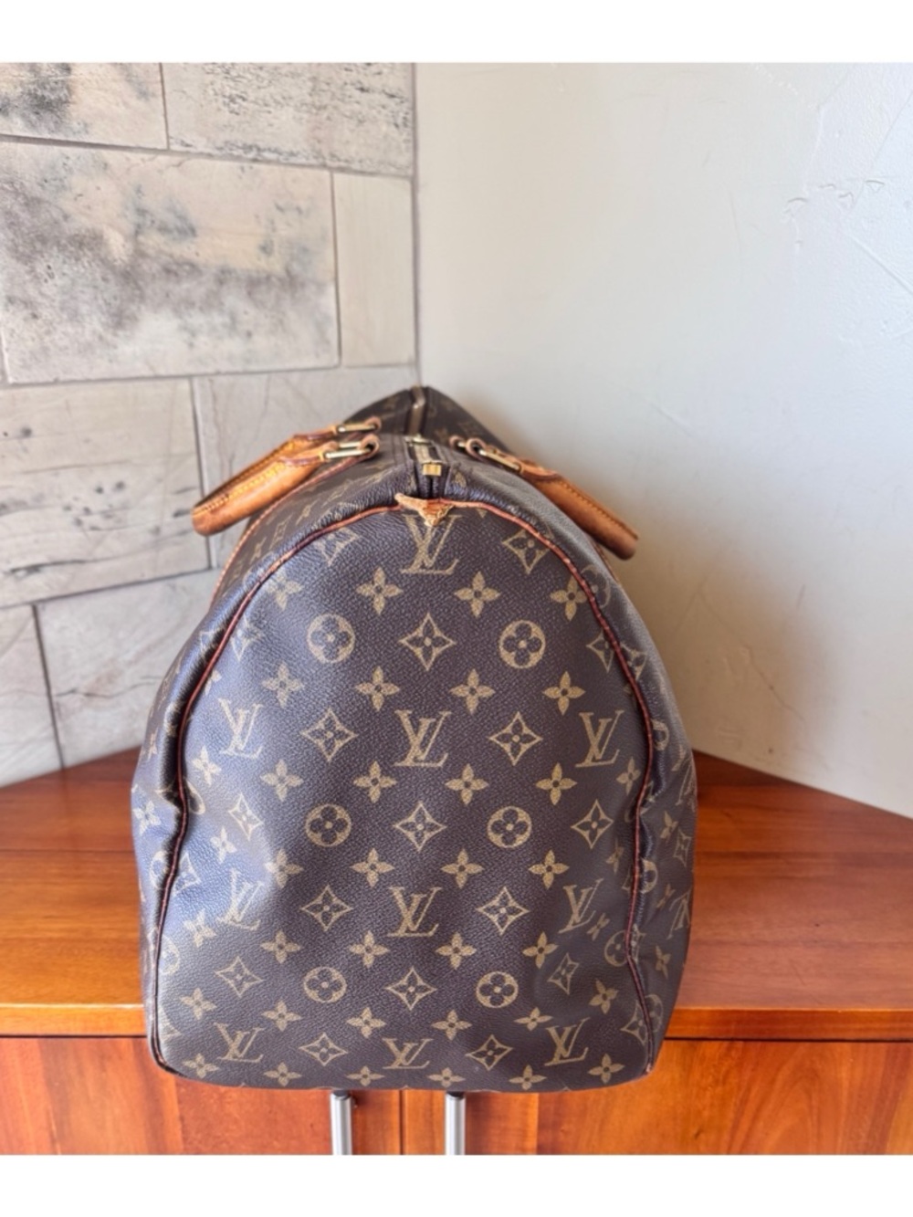 💛OVERSIZED💛LOUIS VUITTON KEEPALL 55 DUFFEL BAG - Picture 4 of 15